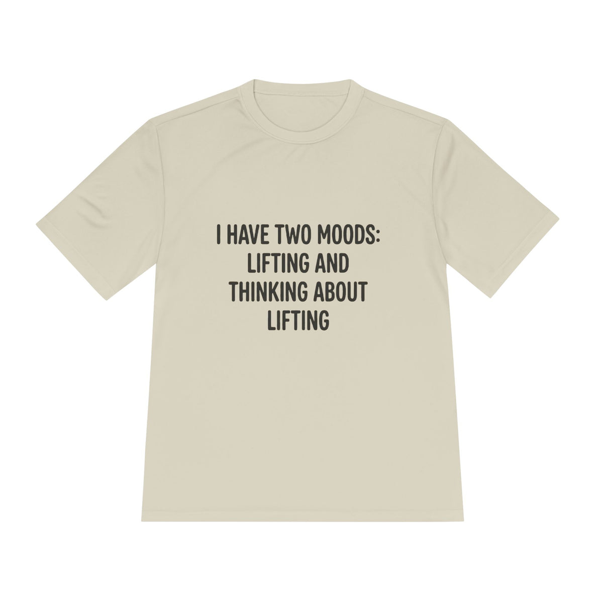 Lifting & Thinking About Lifting Tee — Workout Humor Moisture‑Wicking Shirt