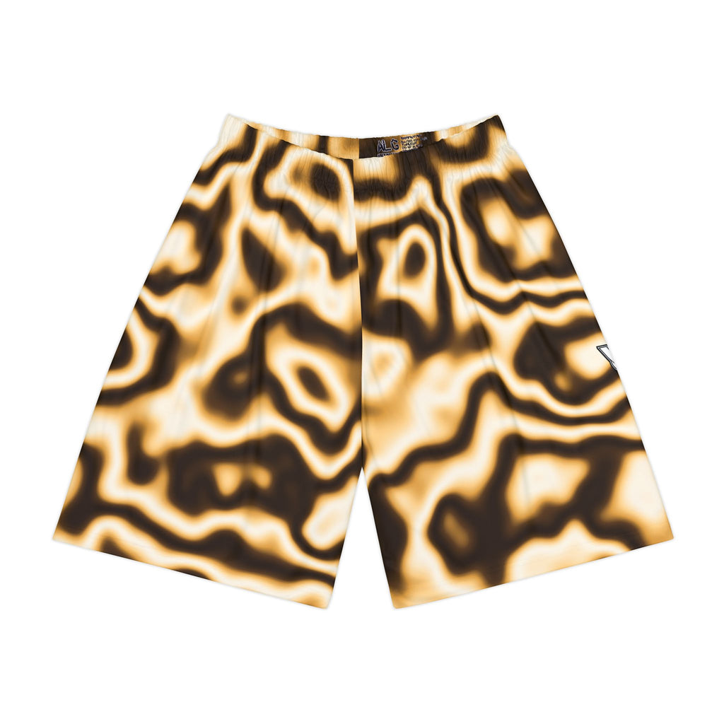 Men's Desert Marble Athletic Sports Shorts