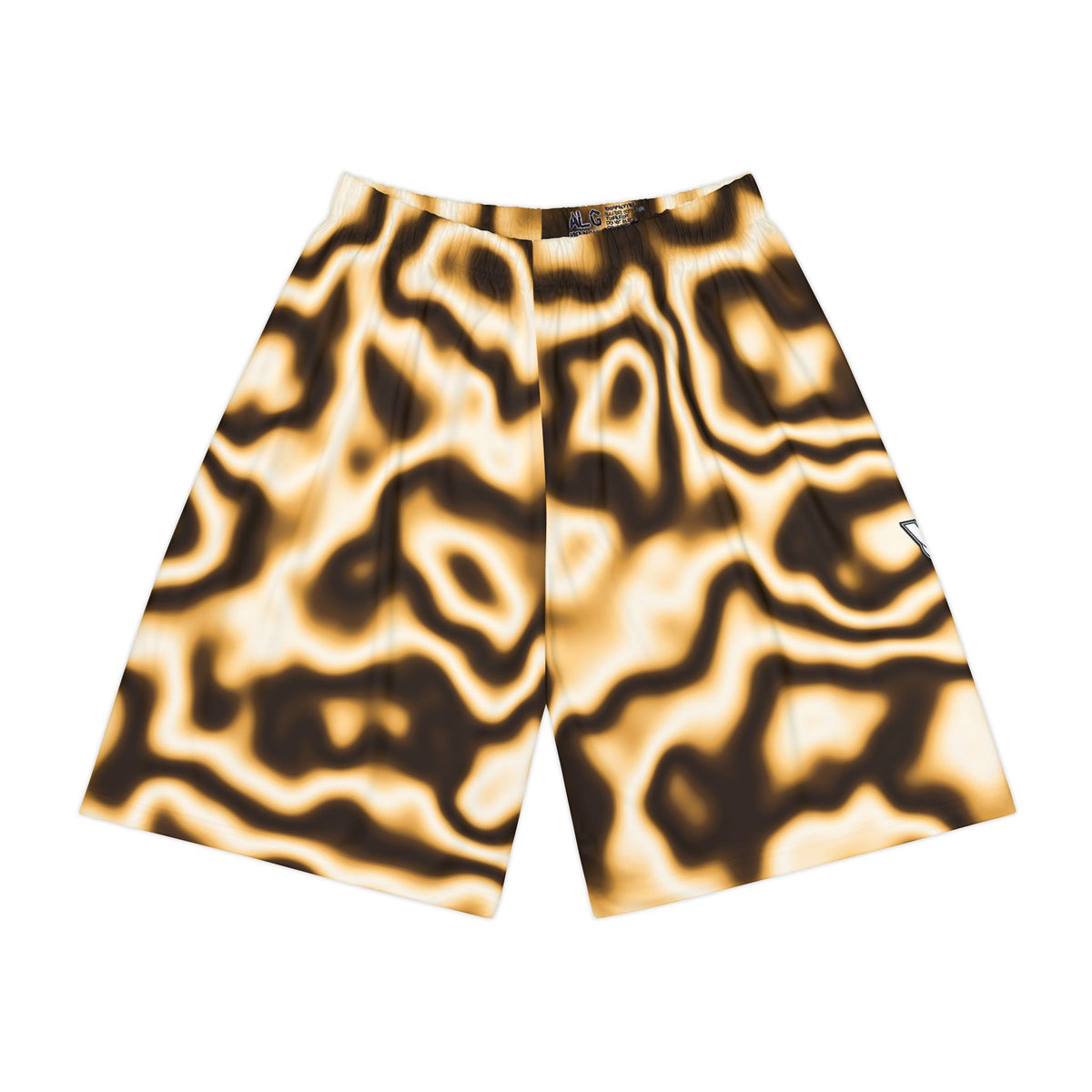 Men's Desert Marble Athletic Sports Shorts