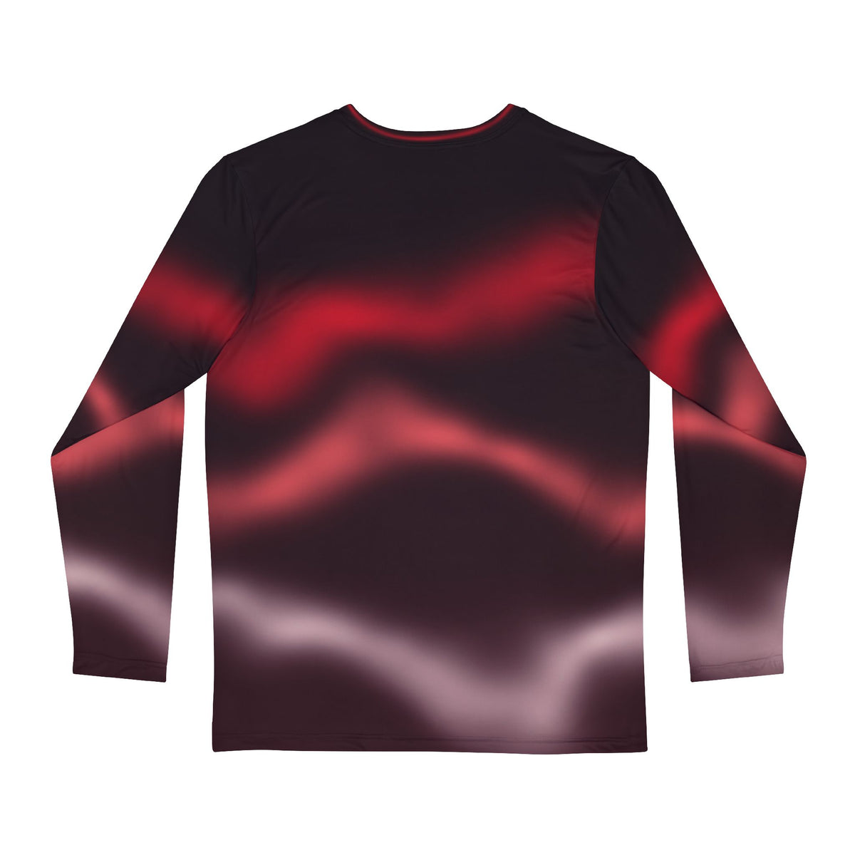 Crimson Aurora Men's Long Sleeve Athletic Shirt