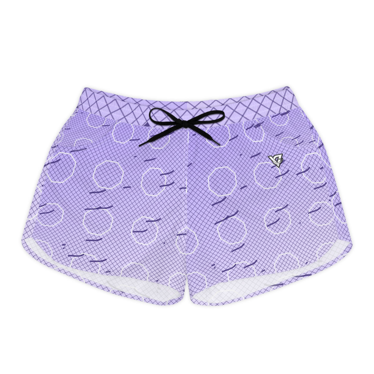 Combat Sports Lavender Mist Cage Mesh Women's Athletic Shorts with Pockets