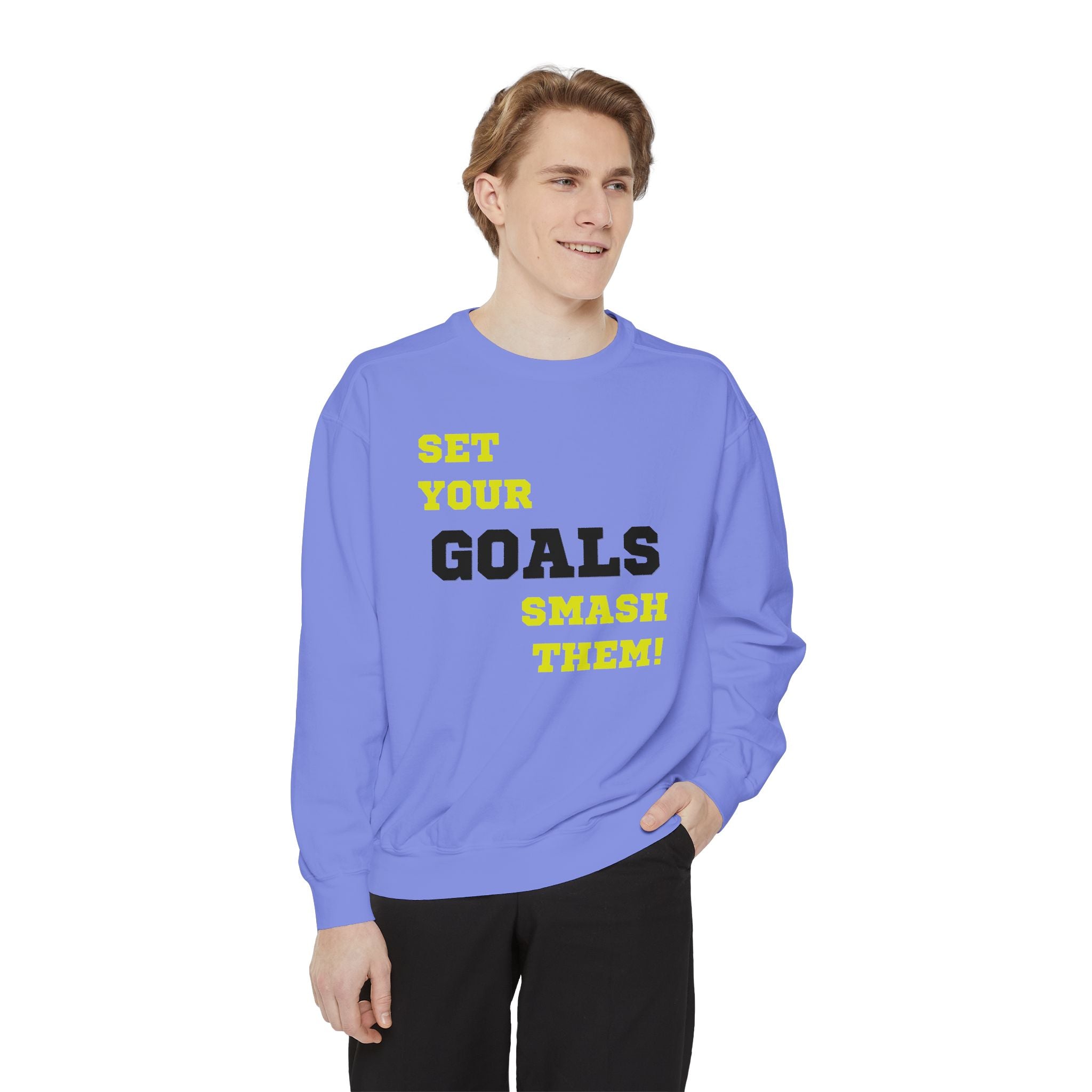 Set Goals | Motivational Crewneck Sweatshirt