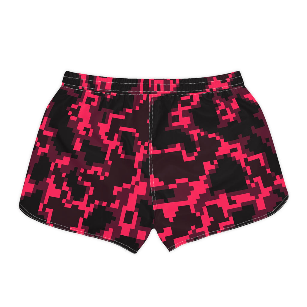 Women's Multipurpose Athletic Shorts with Pockets | Infrared Digital Camo