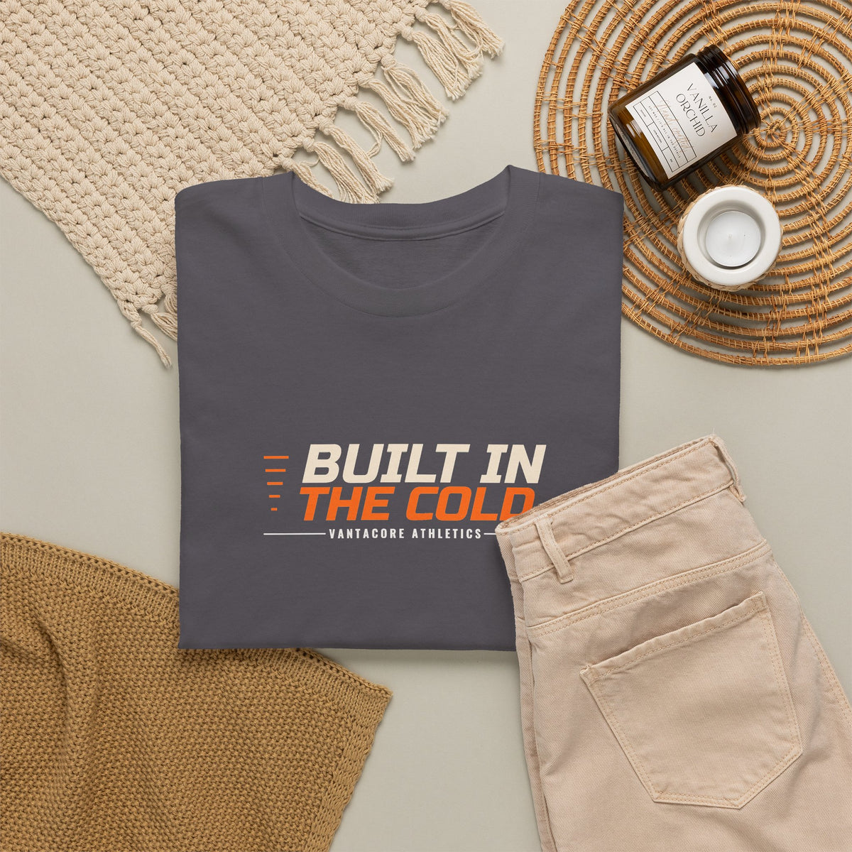Built In The Cold | Men's Graphic Gym T-Shirt