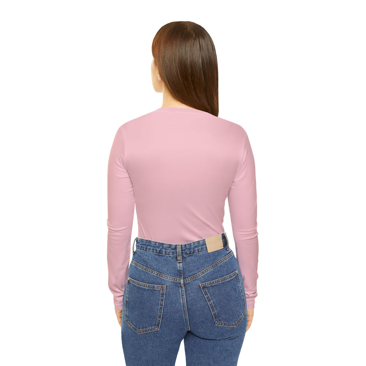 Blush Essential Women's Long Sleeve V-Neck Athletic Top