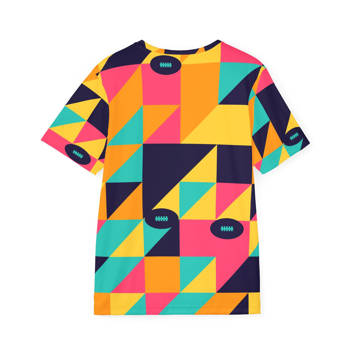 Football Electric Mango Prism Block Men's Sports Jersey