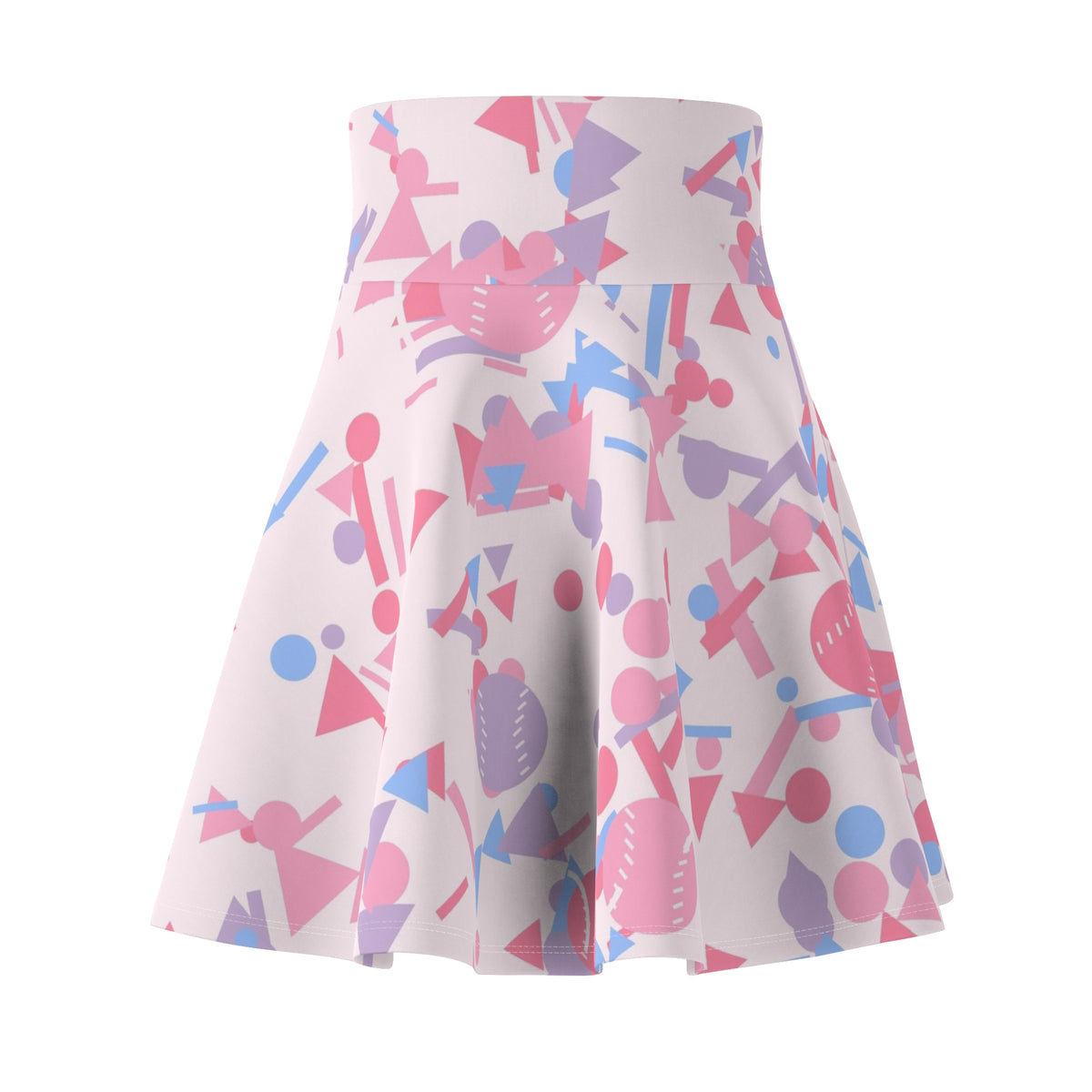 Baseball & Softball Cotton Candy Confetti Pop Women's Athletic Skater Skirt