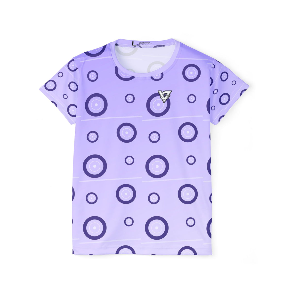 Training & Gym Lavender Mist Iron Plate Women's Sports Jersey