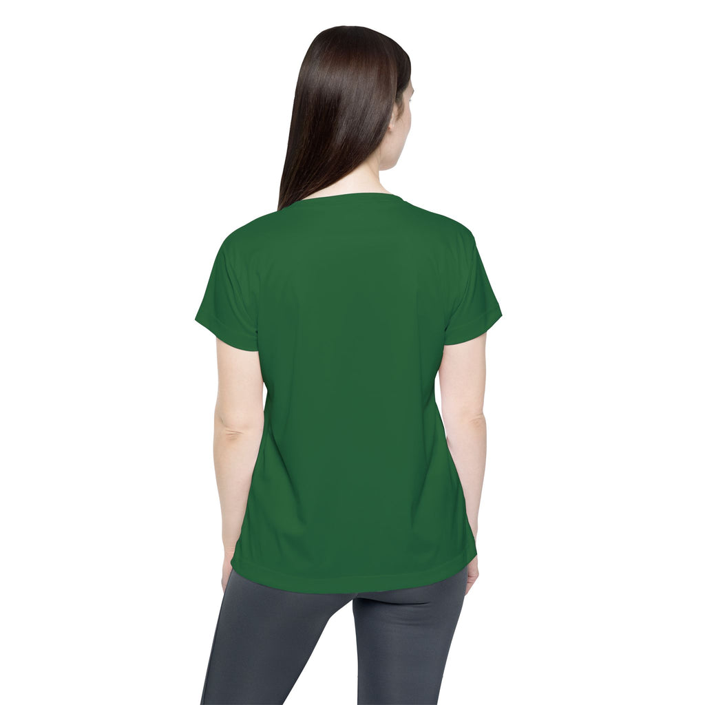 Vantacore Solid Forest Green Women's Sports Jersey