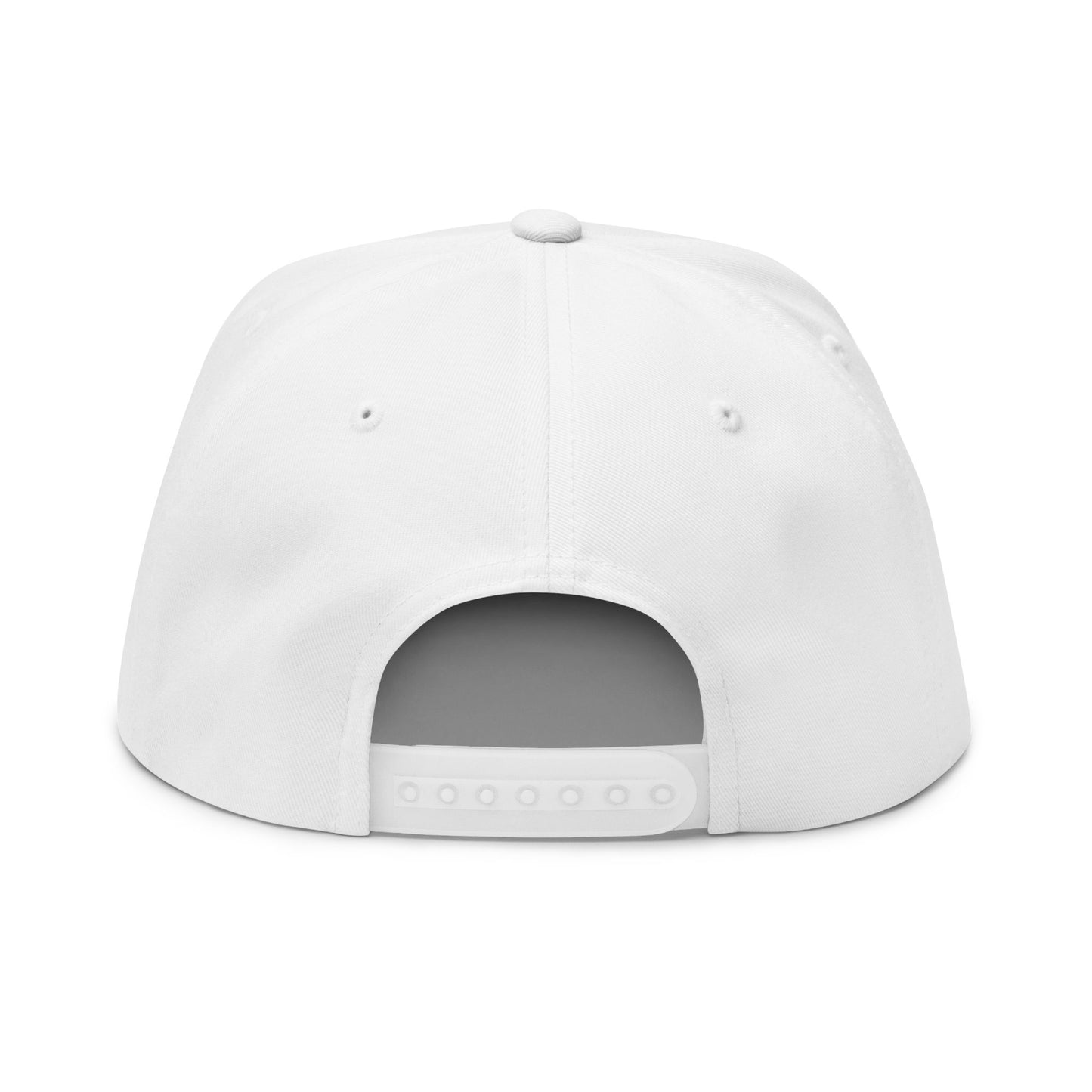 Flat Bill Cap — "The Gym Is My Therapy" Embroidered Fitness Hat