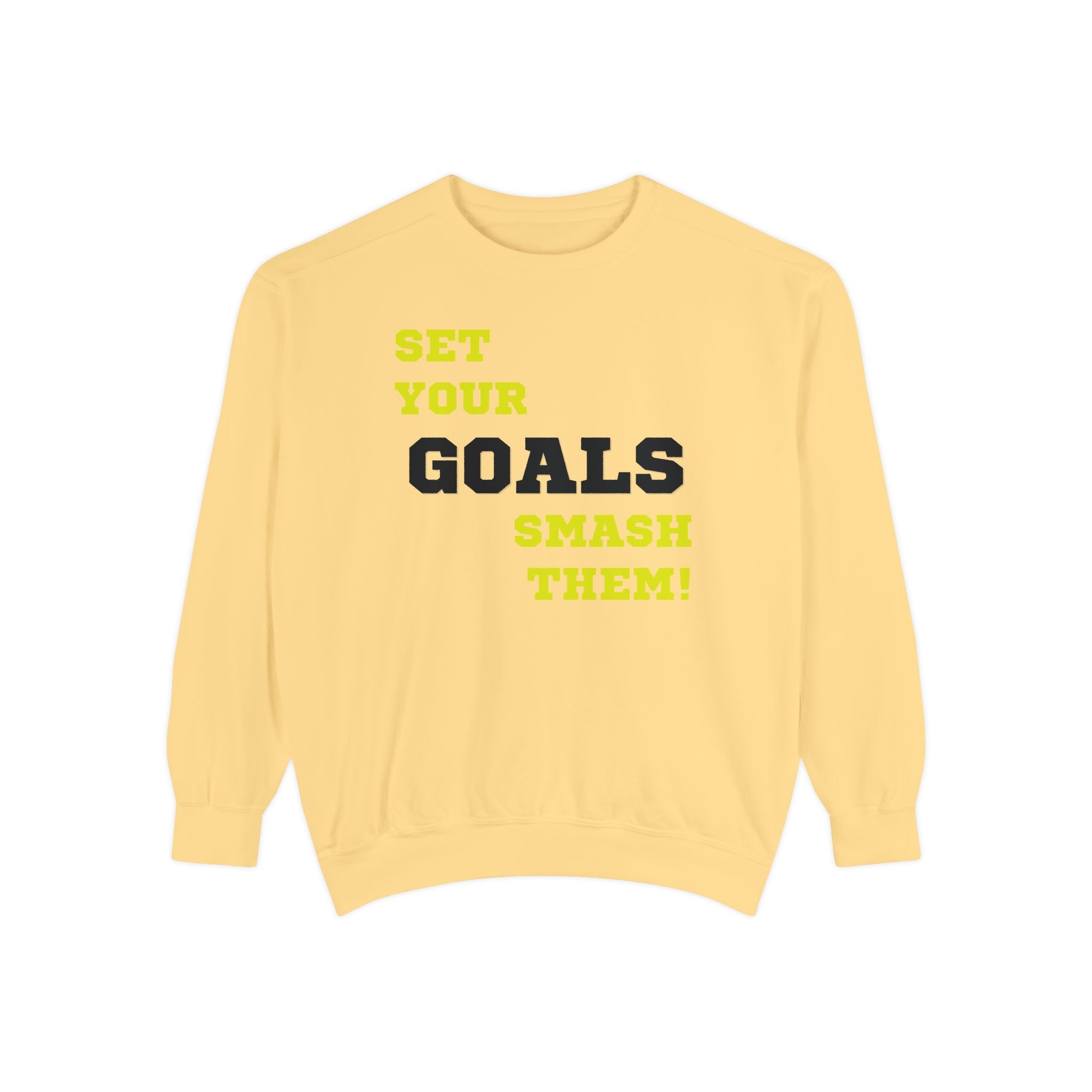 Set Goals | Motivational Crewneck Sweatshirt