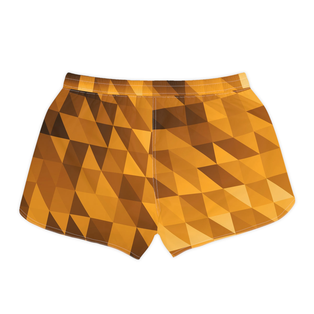 Women's Multipurpose Athletic Shorts with Pockets | Amber Low-Poly