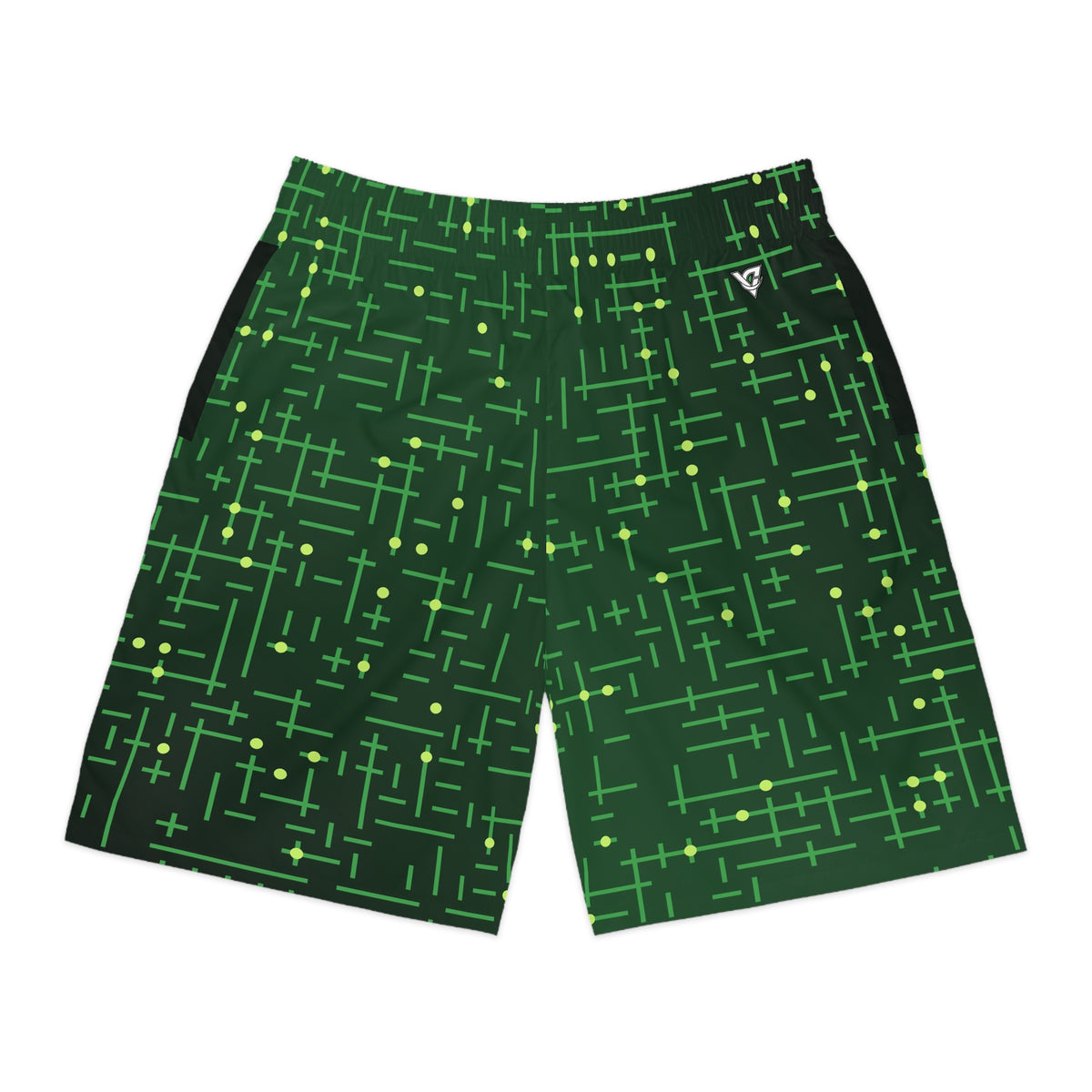 Men's Jungle Circuit Performance Jogger Athletic Shorts with Pockets