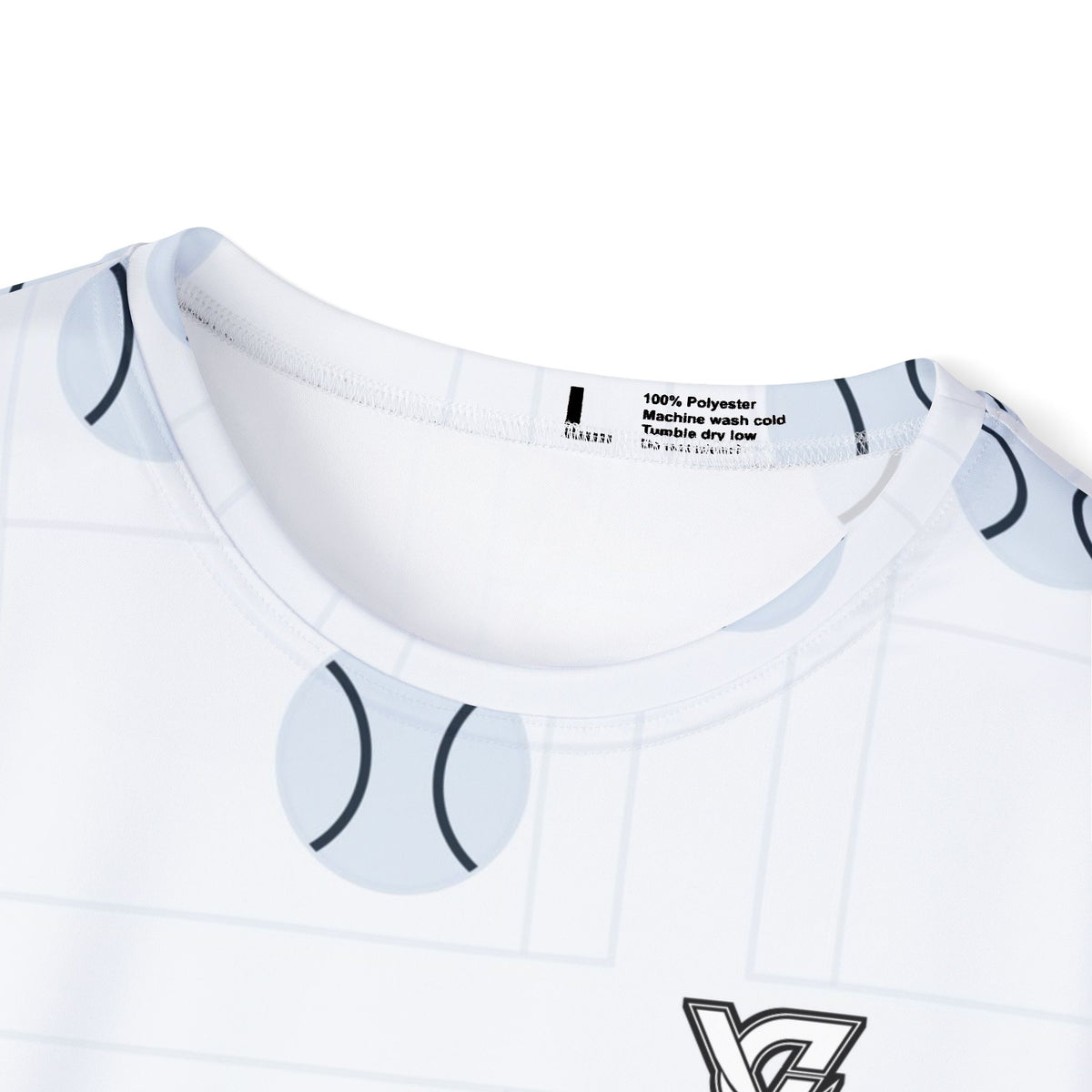 Tennis Arctic White Baseline Seam Men's Sports Jersey