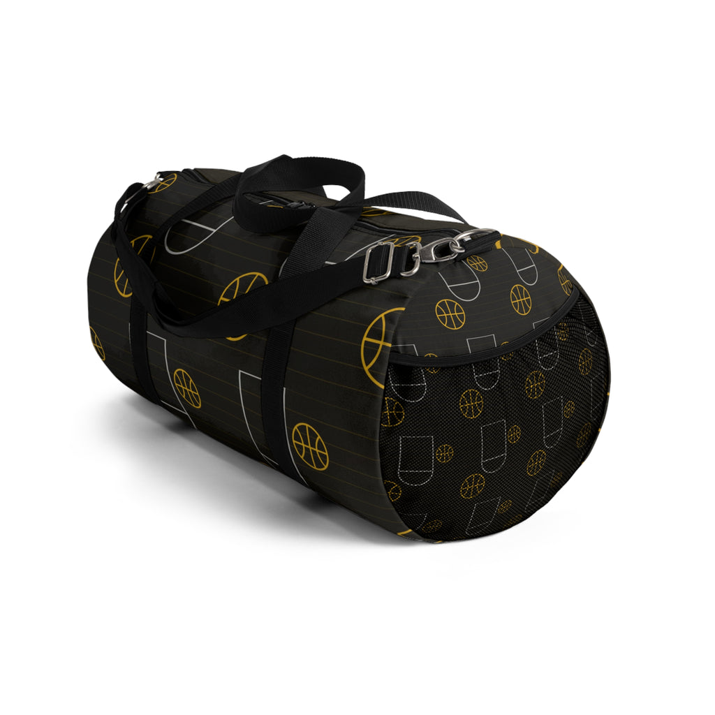 Basketball Gold Rush Court Seam Duffel Bag