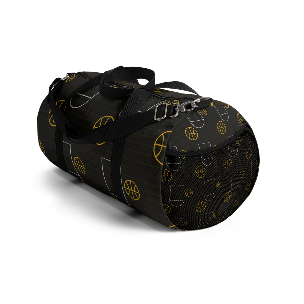 Basketball Gold Rush Court Seam Duffel Bag