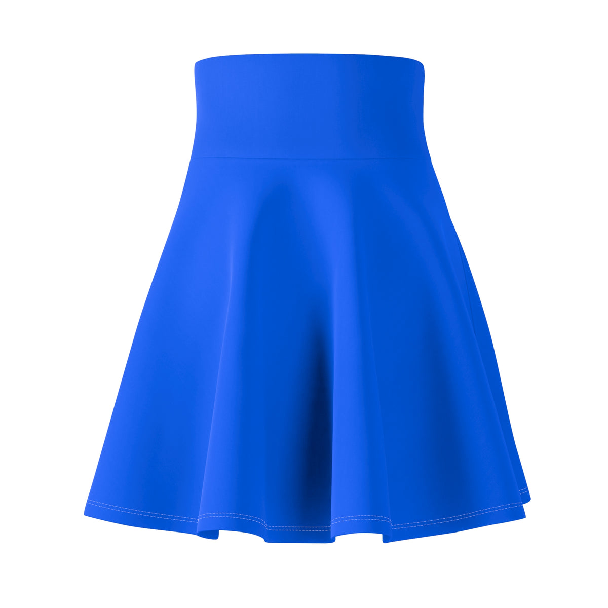 Vantacore Solid Electric Blue Women's Athletic Skater Skirt