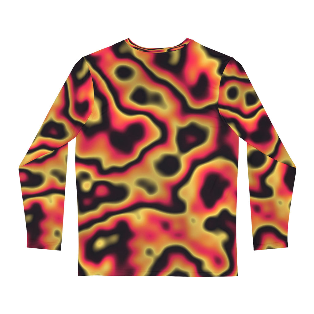 Inferno Oil Slick Men's Long Sleeve Athletic Shirt