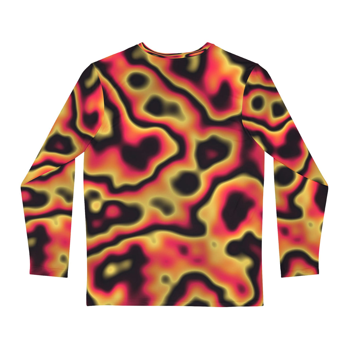 Inferno Oil Slick Men's Long Sleeve Athletic Shirt