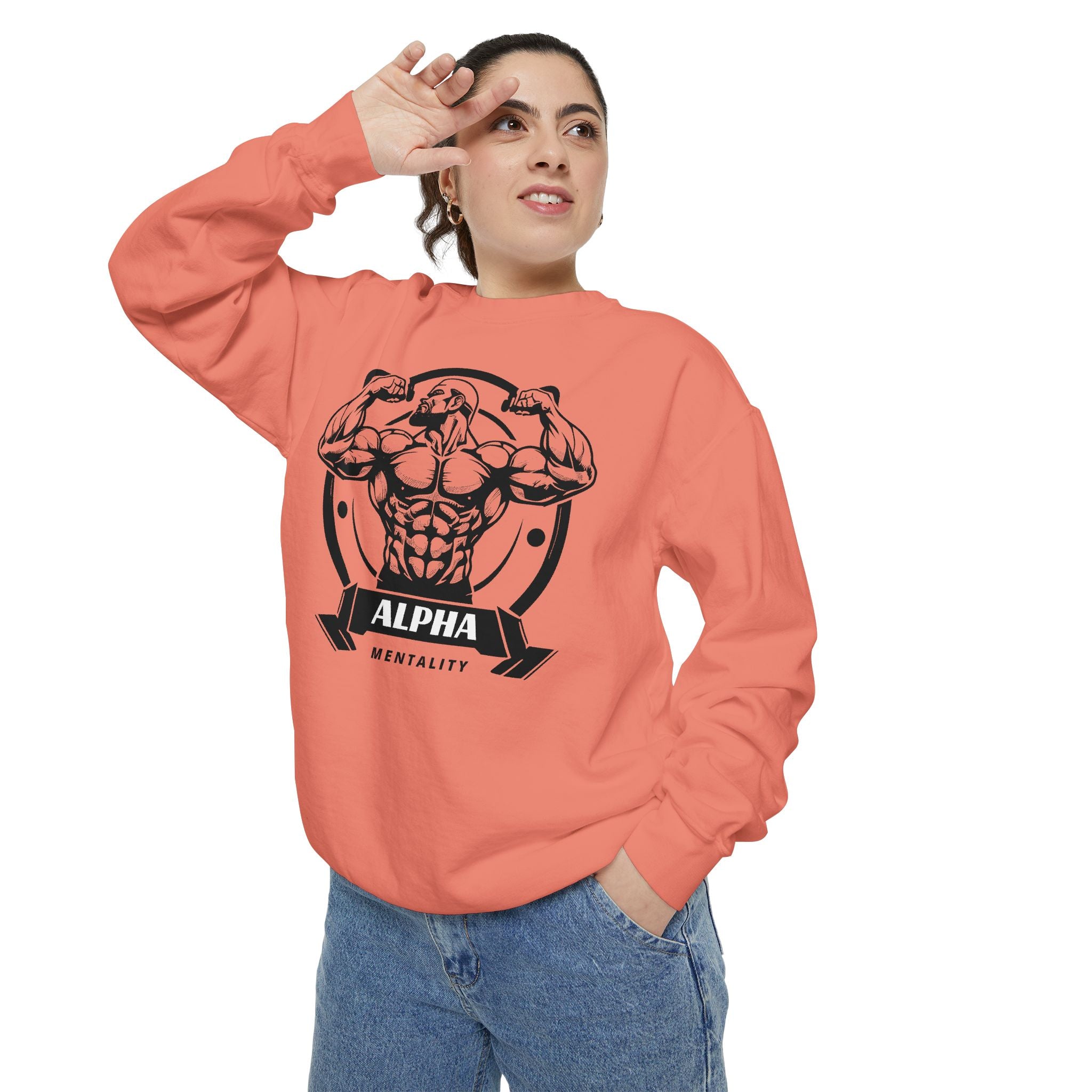 Alpha Mentality Sweatshirt | Muscular Gym Crewneck