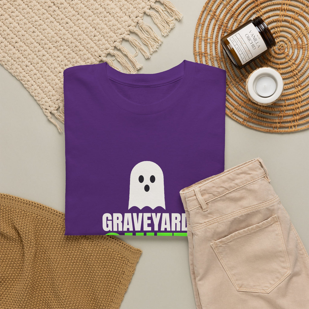 Graveyard Shift | Men's Halloween Graphic Gym T-Shirt