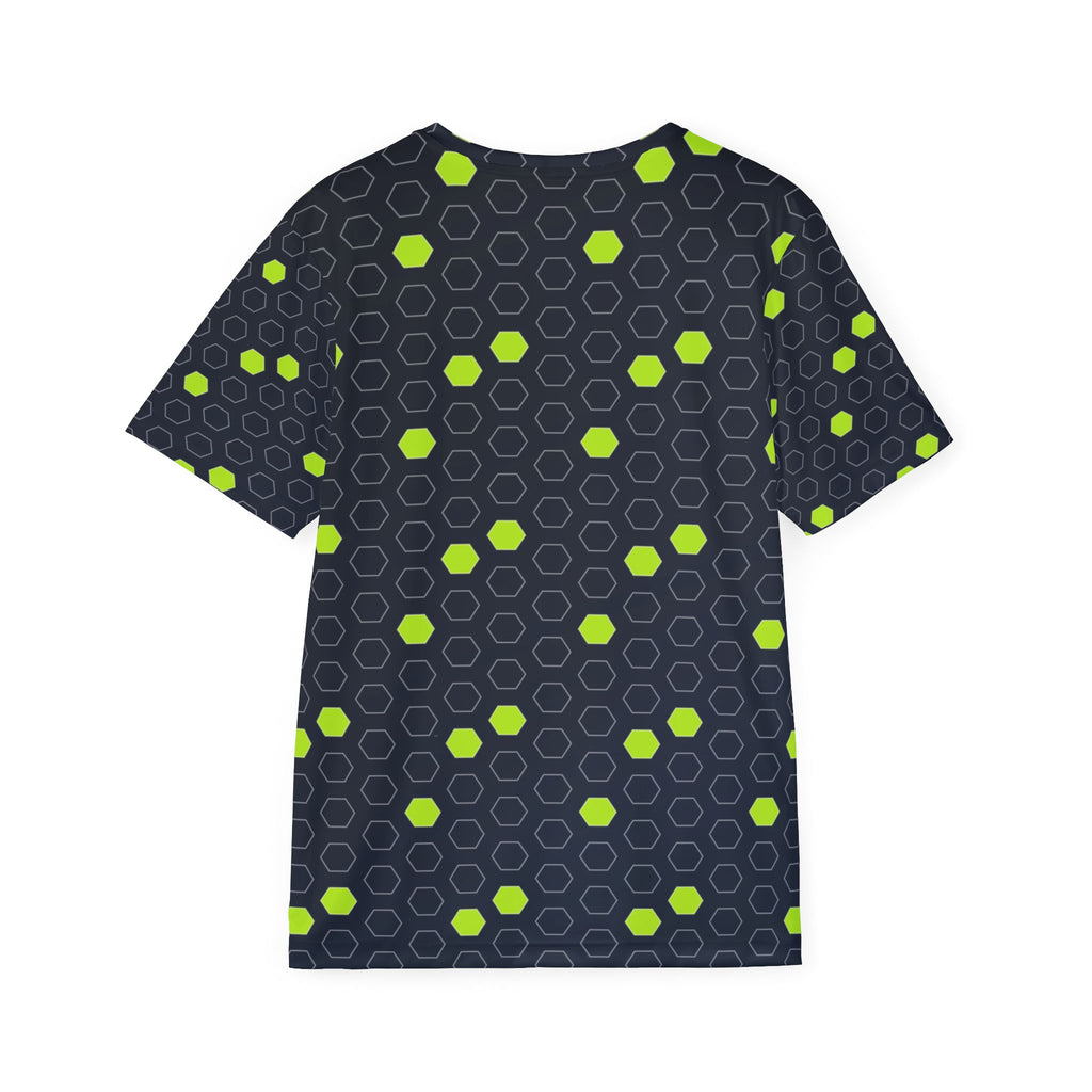 Soccer Volt Night Hex Pitch Men's Sports Jersey