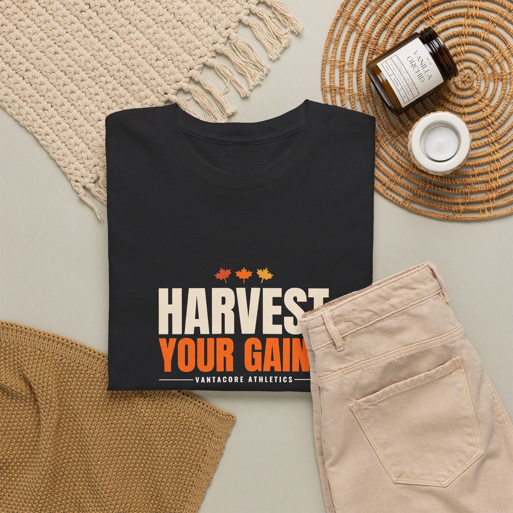Harvest Your Gains | Men's Graphic Gym T-Shirt