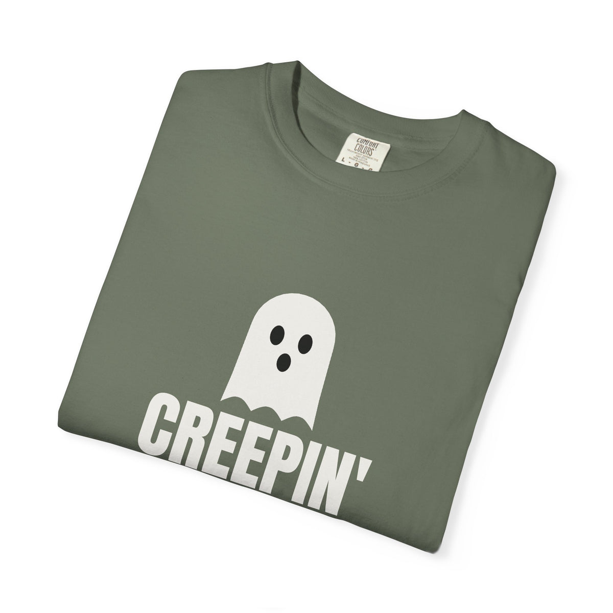 Creepin' It Real | Women's Halloween Garment-Dyed Graphic Tee
