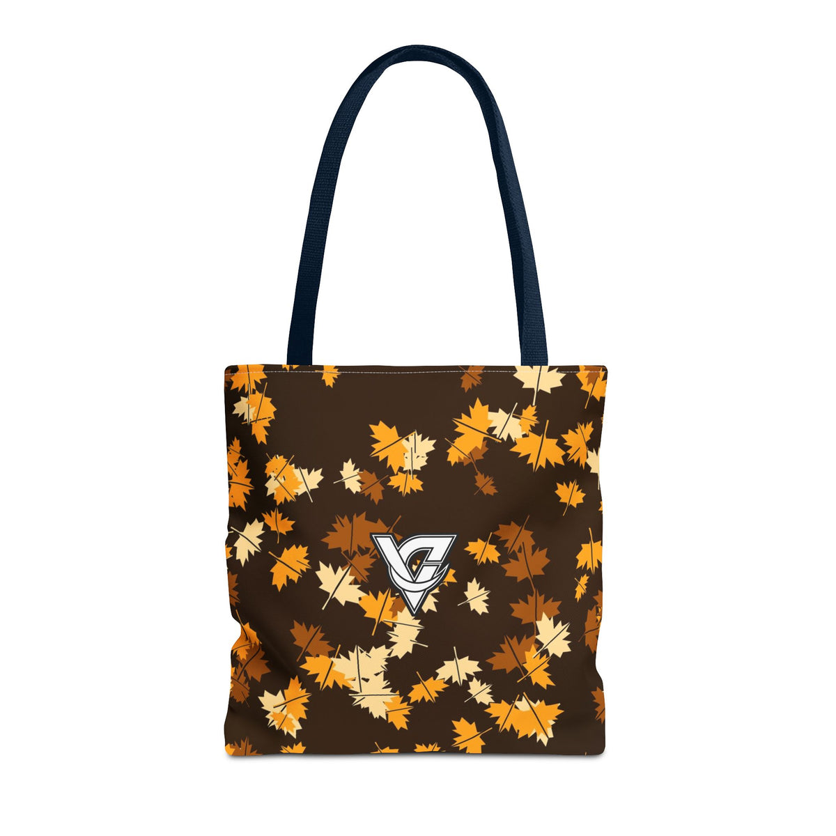 Amber Falling Leaves Tote Bag — All-Over Print Gym & Everyday Tote