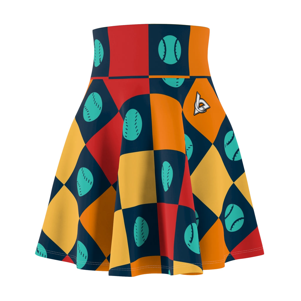Baseball & Softball Tropic Heat Checker Drive Women's Athletic Skater Skirt