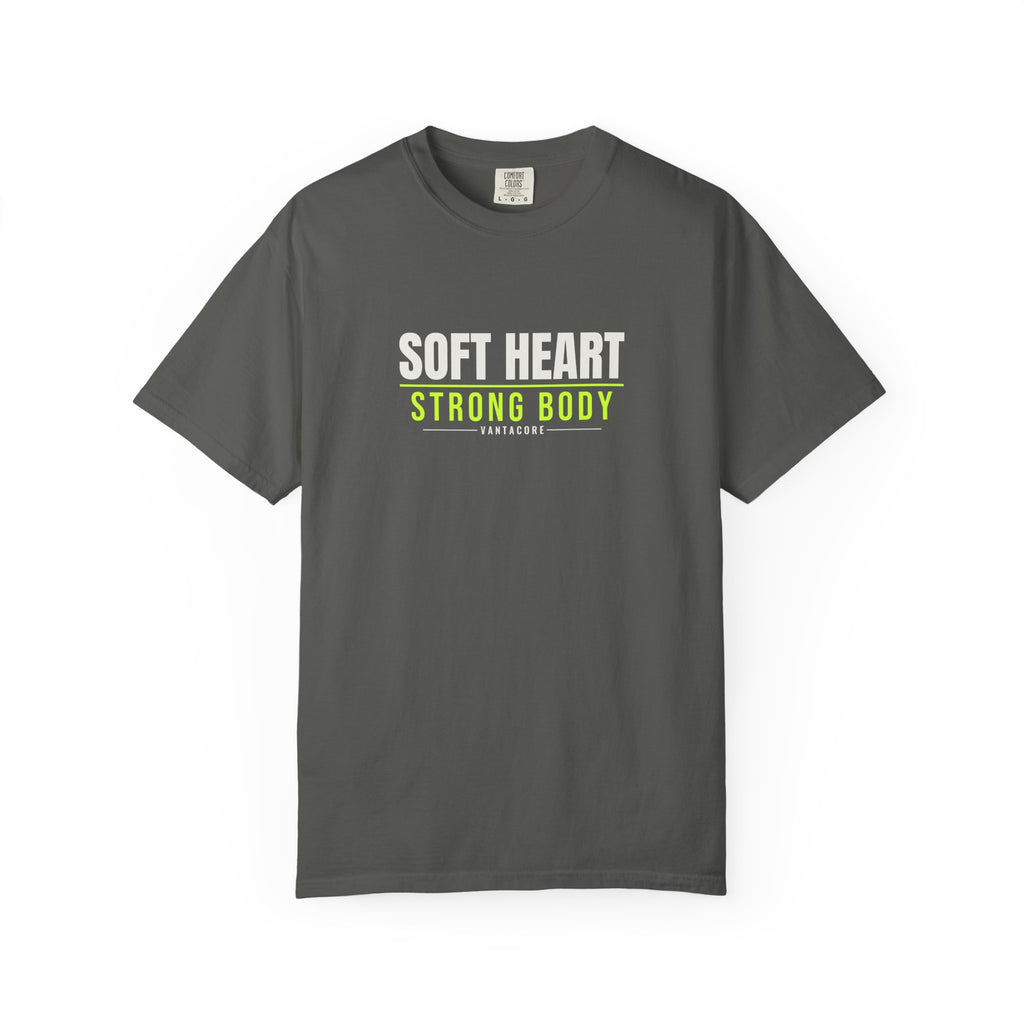 Soft Heart Strong Body | Women's Garment-Dyed Graphic Tee
