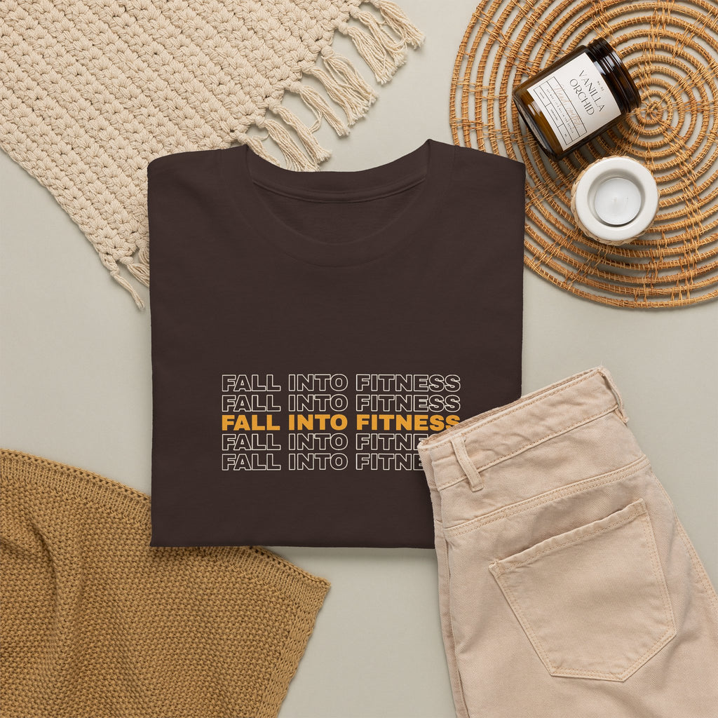Fall Into Fitness | Men's Graphic Gym T-Shirt