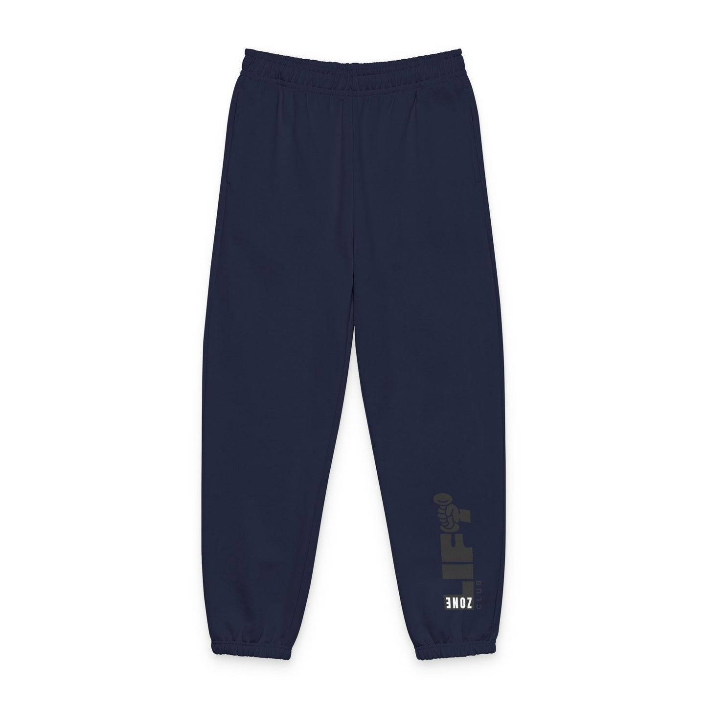 Beige VANTICOR Logo Sweatpants — Heavyweight Cozy Joggers