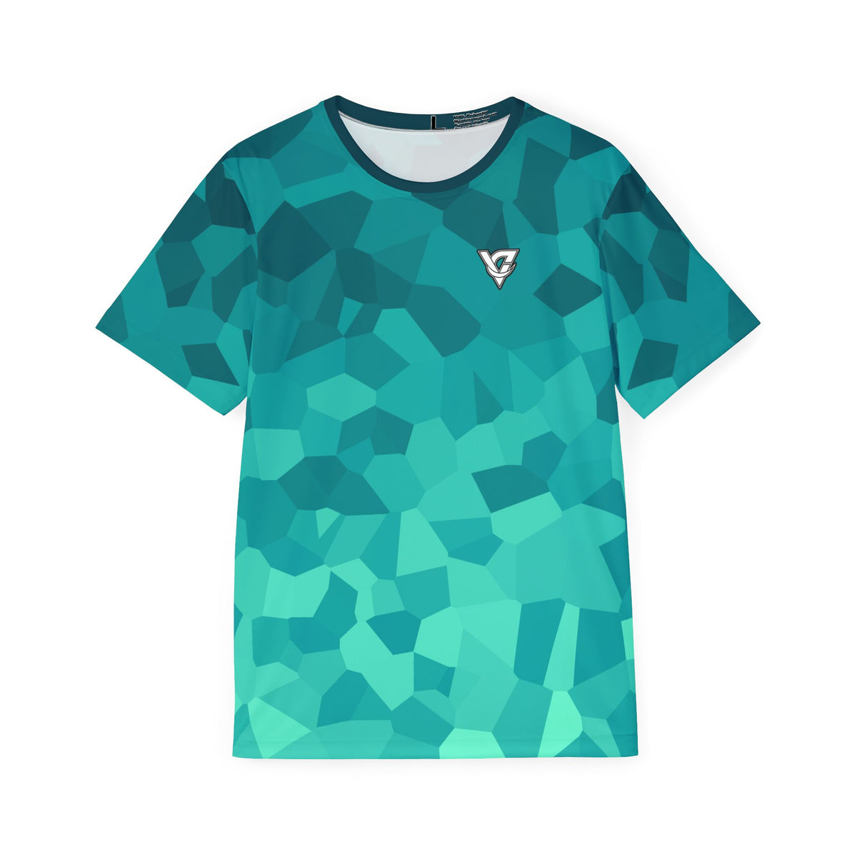 Teal Shard Multipurpose Athletic Shirt