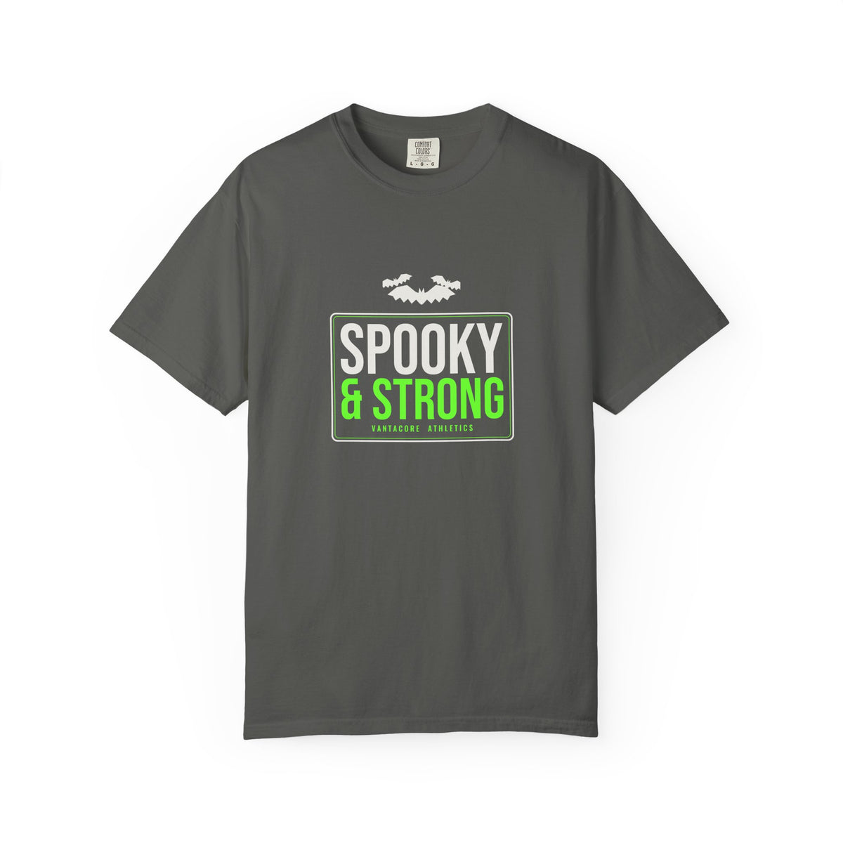 Spooky & Strong | Women's Halloween Garment-Dyed Graphic Tee
