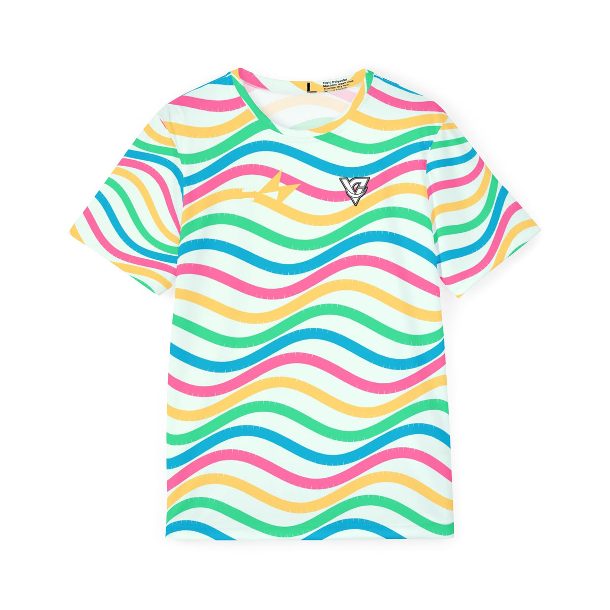 Running Mint Sorbet Wave Rider Men's Sports Jersey