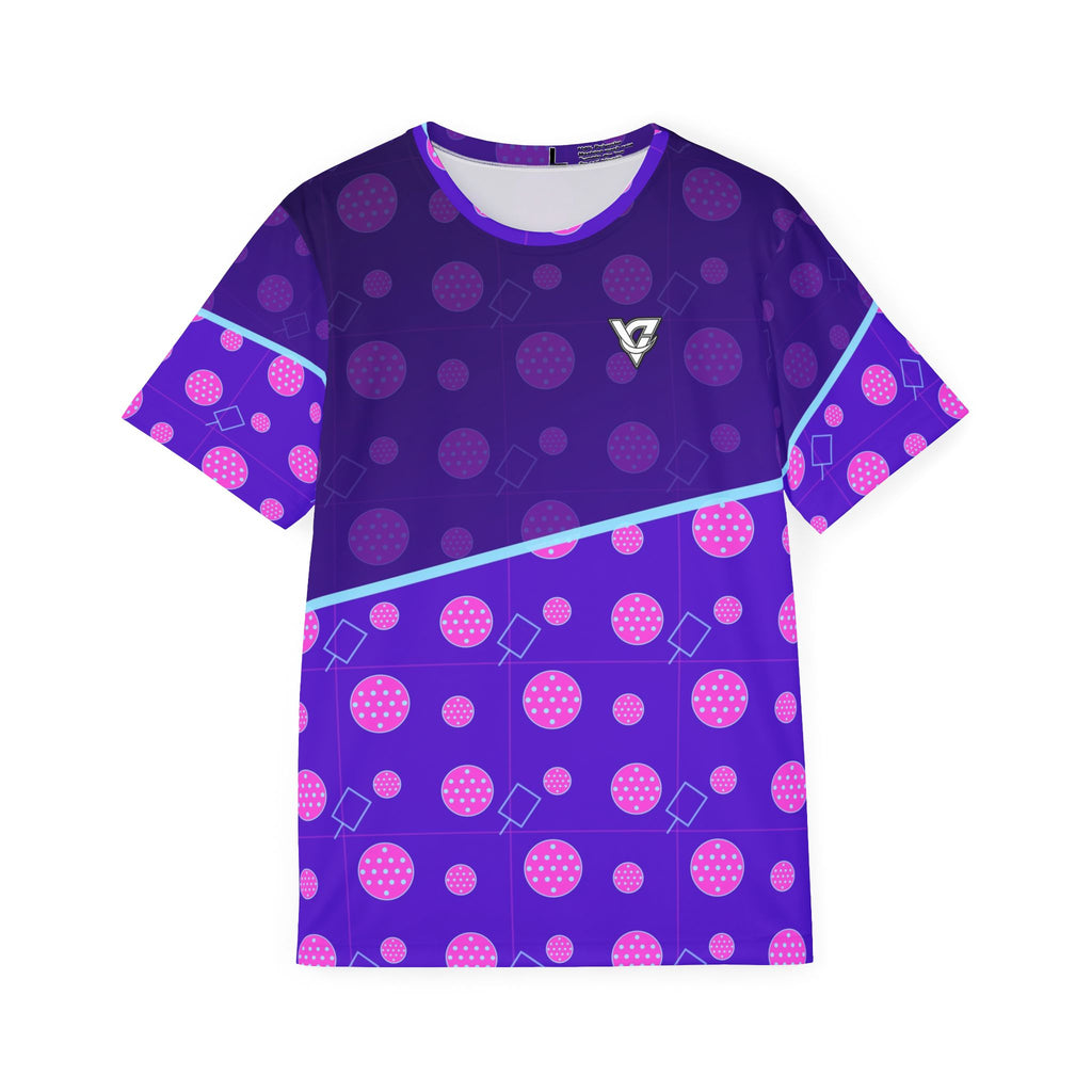Pickleball Ultra Violet Dink Dot Men's Sports Jersey