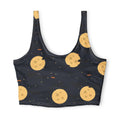 Halloween Ghostly Night Haunted Moon Sports Bra