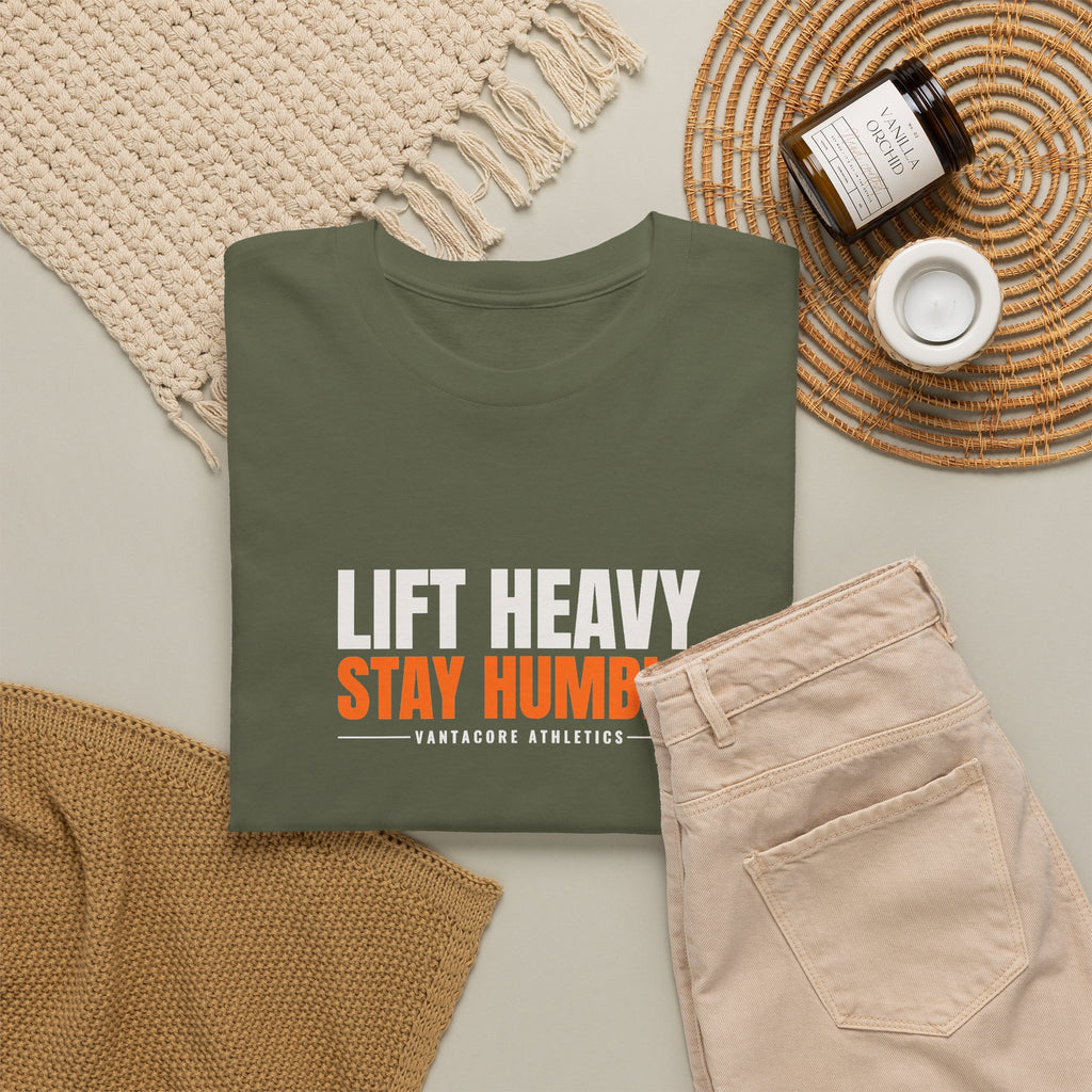 Lift Heavy Stay Humble | Men's Graphic Gym T-Shirt