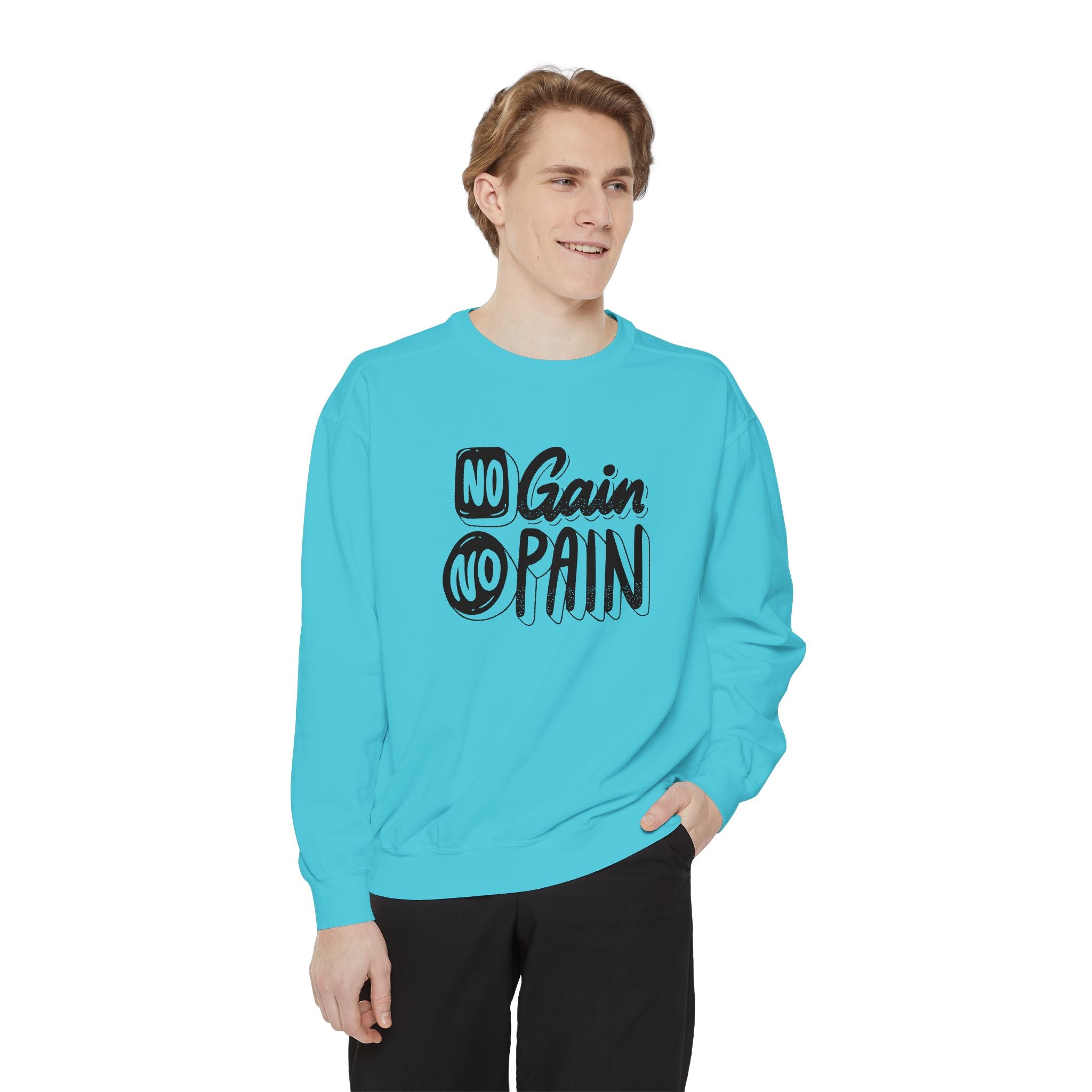 No Gain No Pain Sweatshirt | Motivational Fitness Crewneck