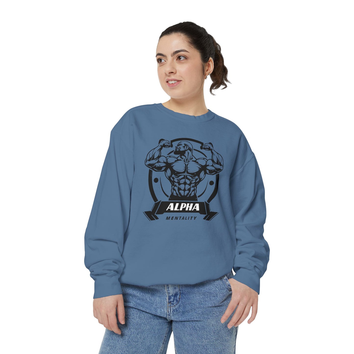 Alpha Mentality Sweatshirt | Muscular Gym Crewneck