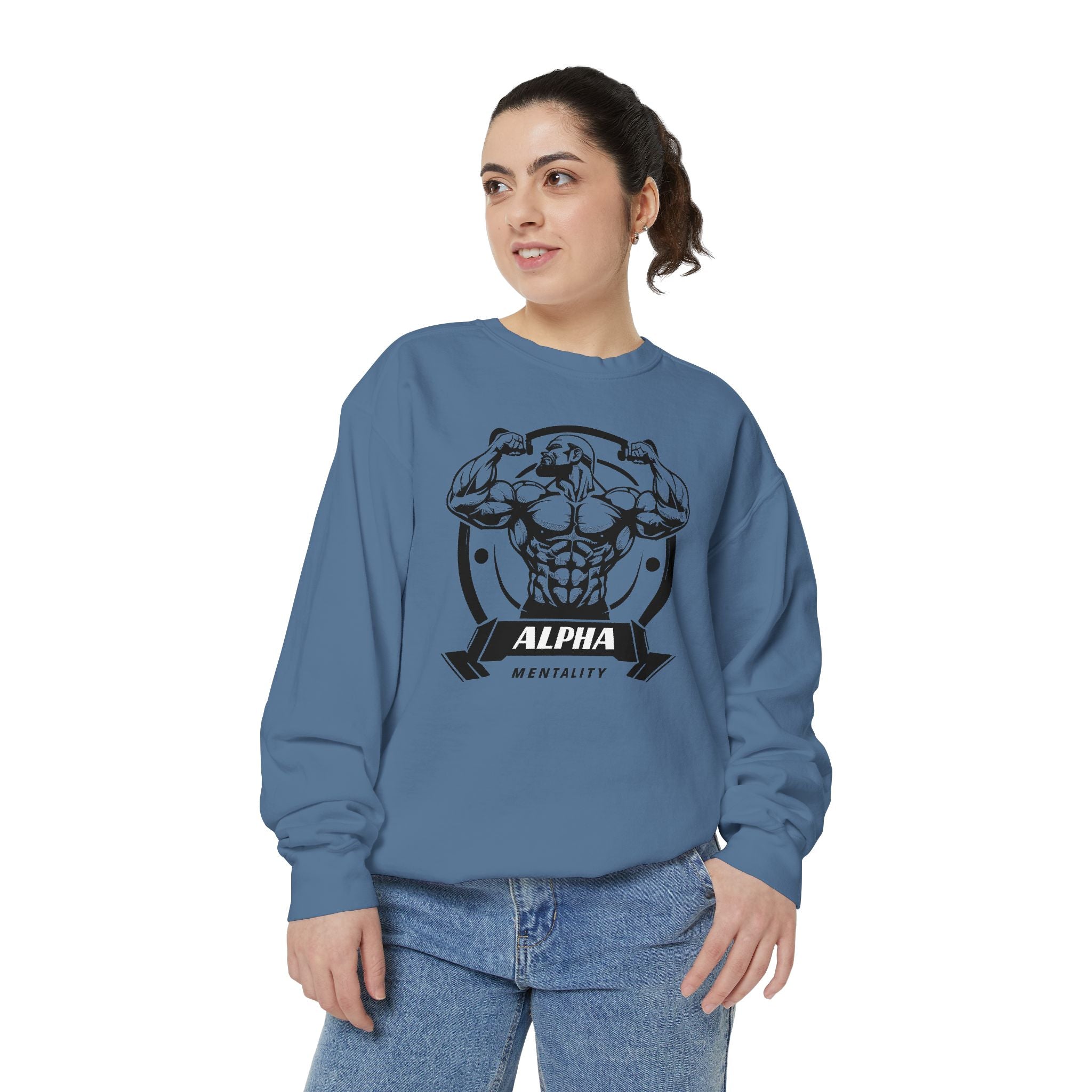 Alpha Mentality Sweatshirt | Muscular Gym Crewneck