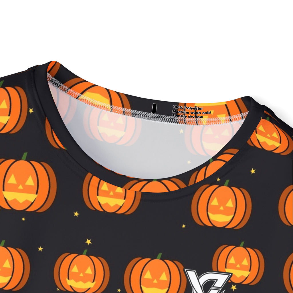Halloween Midnight Pumpkin Jack-O'-Lantern Multipurpose Athletic Shirt