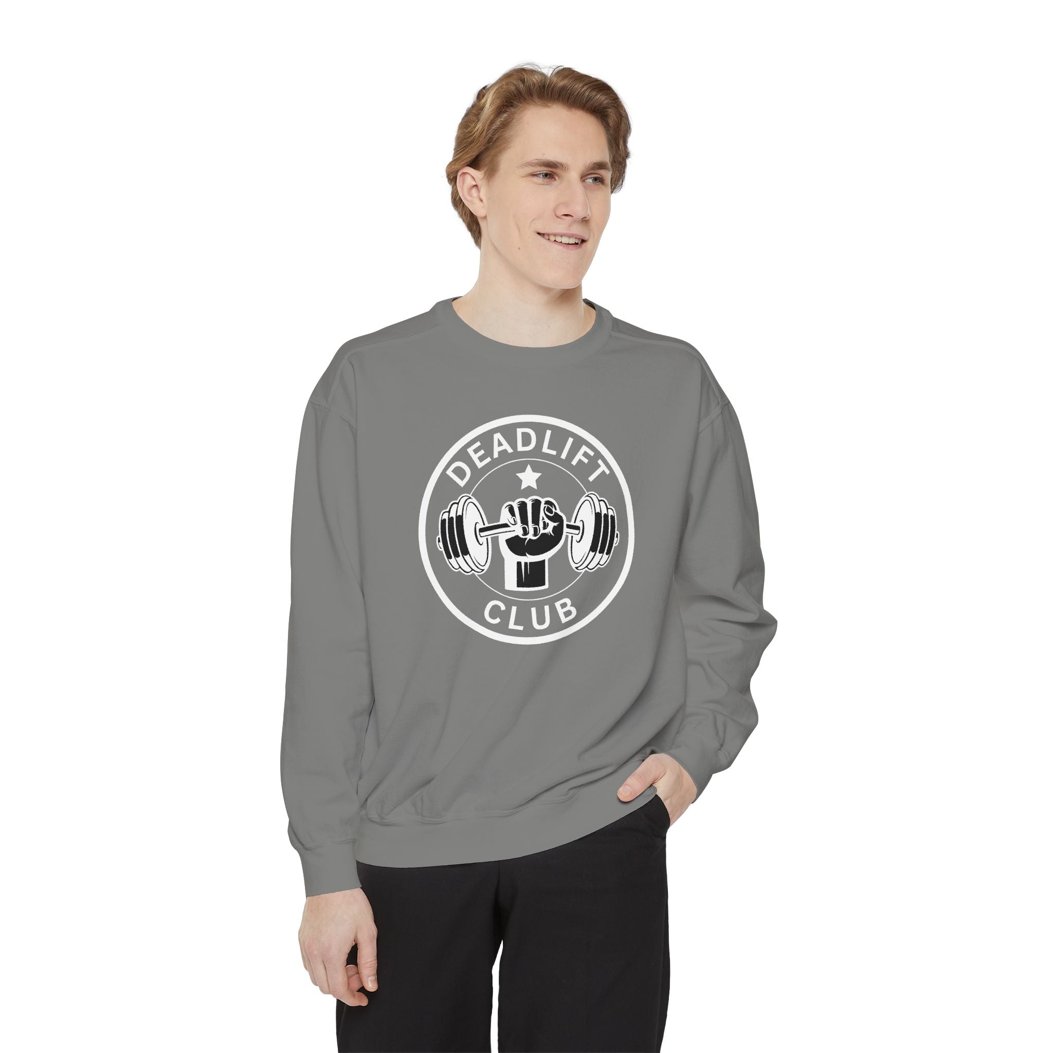 Deadlift Club Sweatshirt | Vintage Weightlifting Crewneck