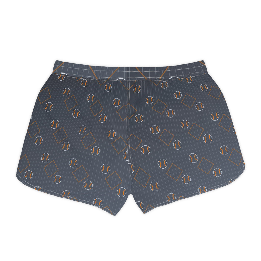 Baseball & Softball Slate Storm Diamond Stitch Women's Athletic Shorts with Pockets