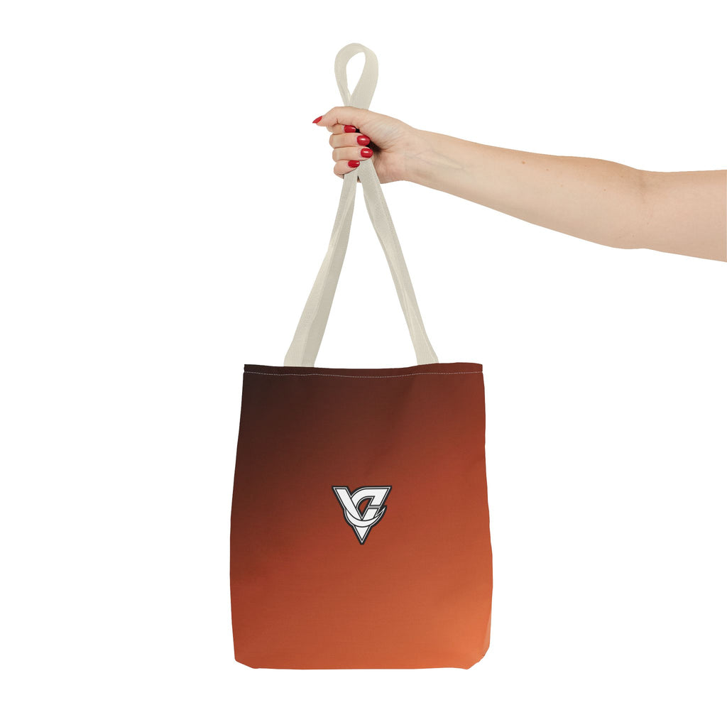 Terracotta Ombre Tote Bag — All-Over Print Gym & Everyday Tote