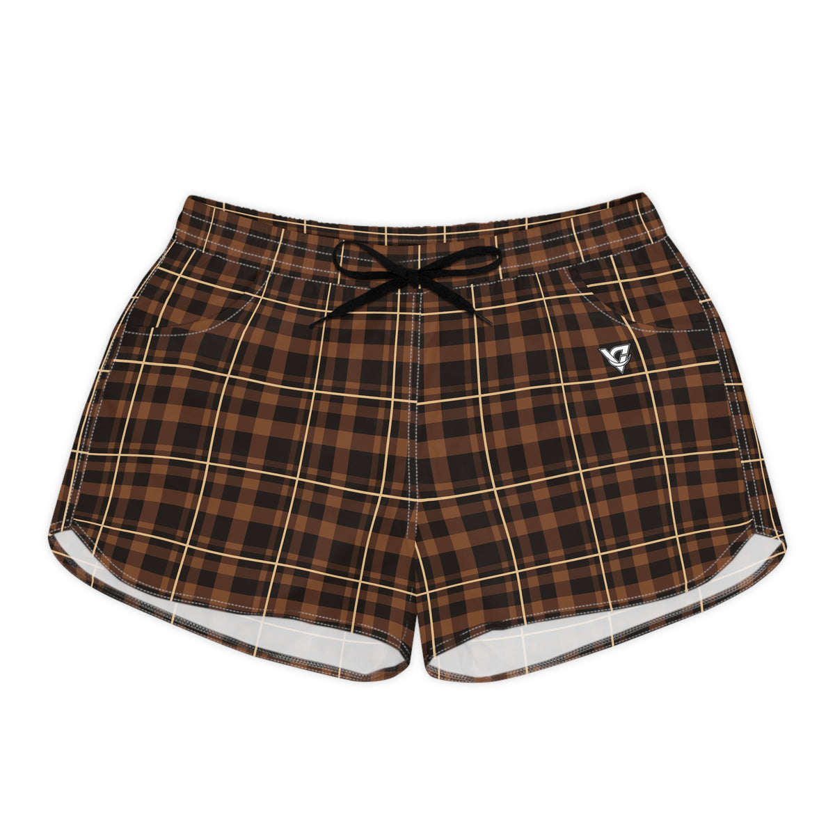 Women's Multipurpose Athletic Shorts with Pockets | Chestnut Flannel