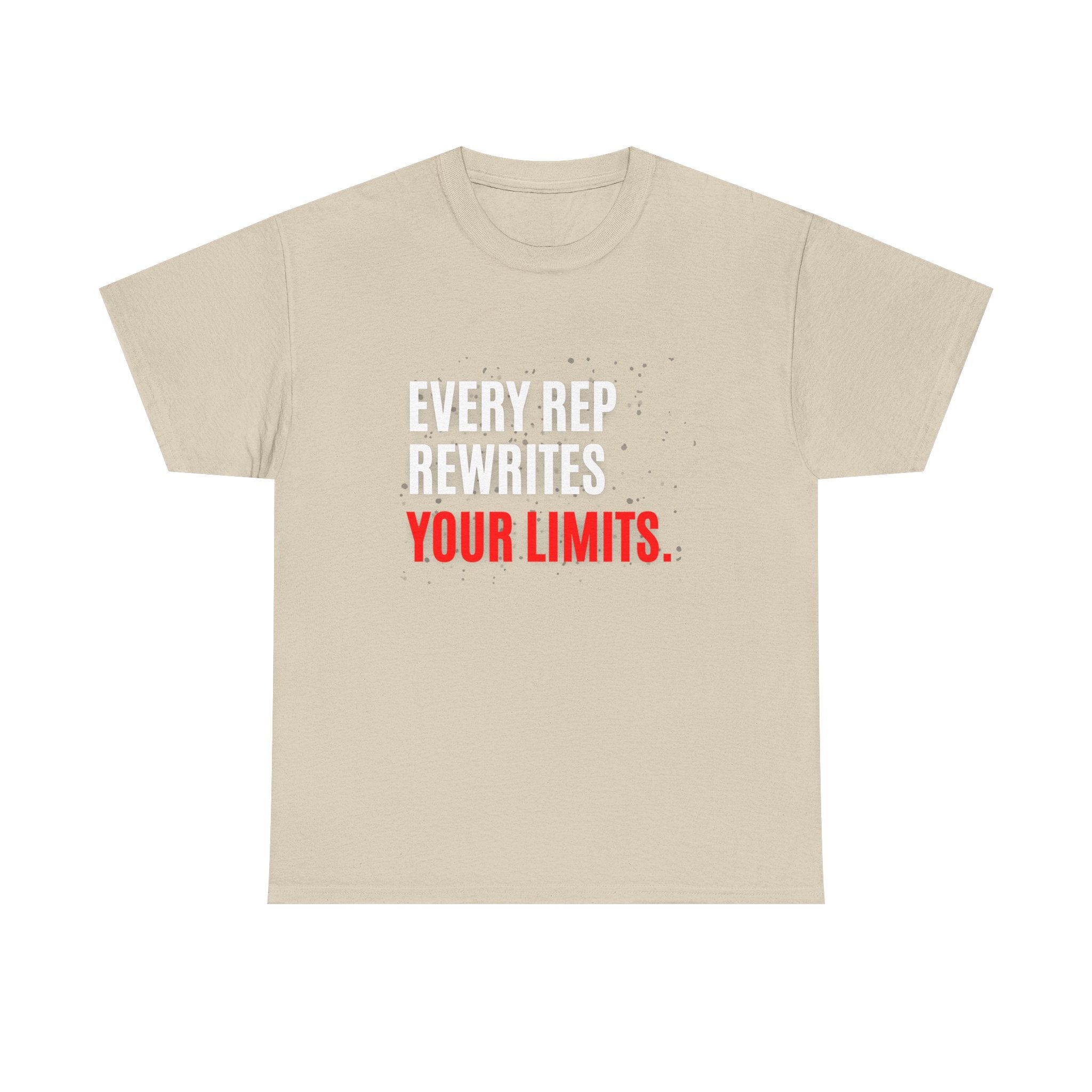 Every Rep Rewrites Your Limits | Motivational Gym T-Shirt