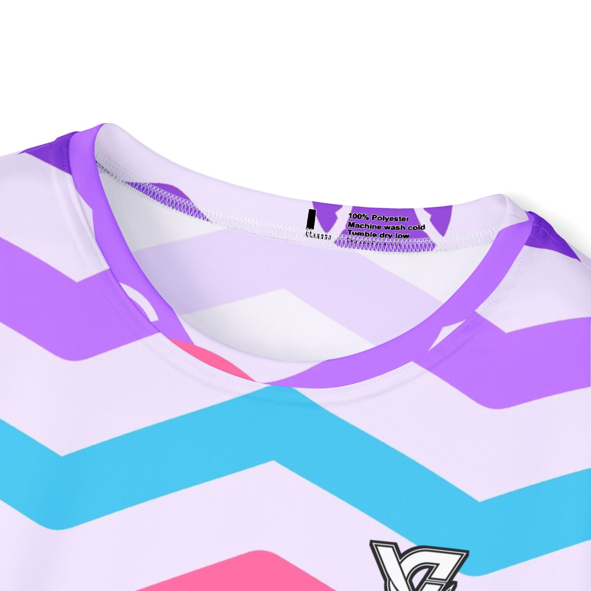 Baseball & Softball Lilac Wave Chevron Rush Men's Sports Jersey