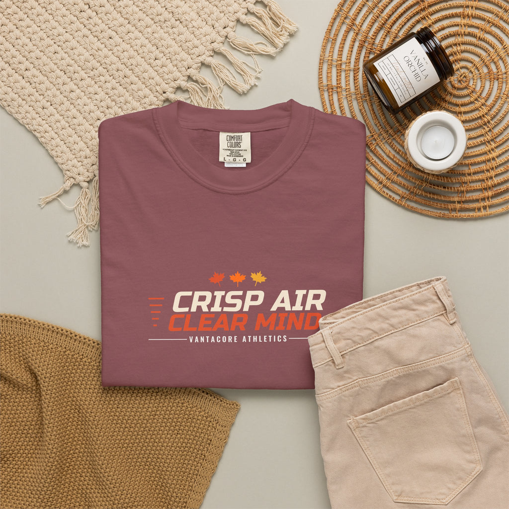 Crisp Air Clear Mind | Women's Garment-Dyed Graphic Tee